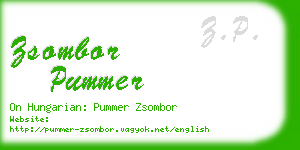 zsombor pummer business card